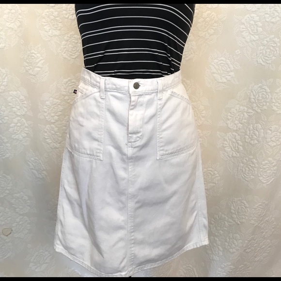 White denim skirt 12 Clearance